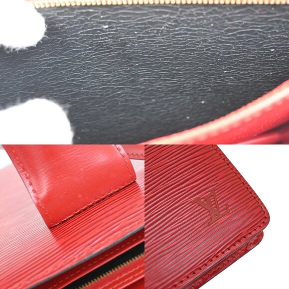 LOUIS VUITTON LV Capucines Shoulder Bag Epi Leather Red France M52347 34KB220 - Picture 12 of 14